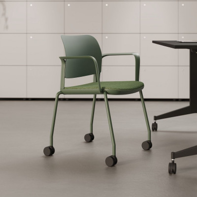 F06 Seduta 4 gambe su ruote